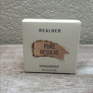 $8 🌙RealHer Pure Resolve Highlighter Champagne NEW